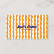 groovy funky soft business card