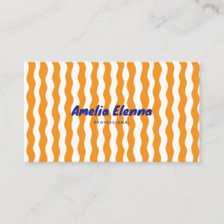 Carte De Visite groovy funky soft business card