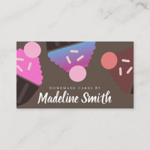 Carte De Visite Gros Cupcakes Décorateur maison