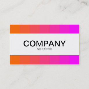Carte De Visite Groupe Central - Couleurs, Orange à Magenta