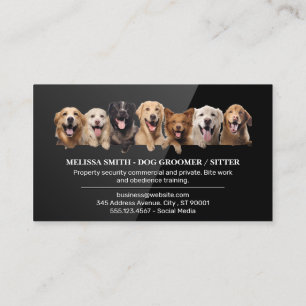 Carte De Visite Groupe de Chiens