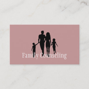 Carte De Visite Groupe de conseil familial Coach de vie en thérapi