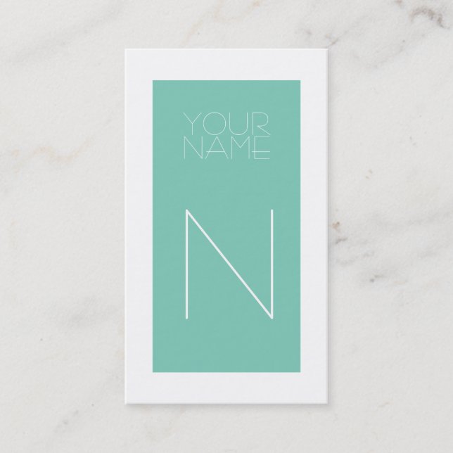 Carte De Visite Groupon Art déco (Devant)