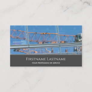 Carte De Visite Grue de construction et grue tour spécialiste busi