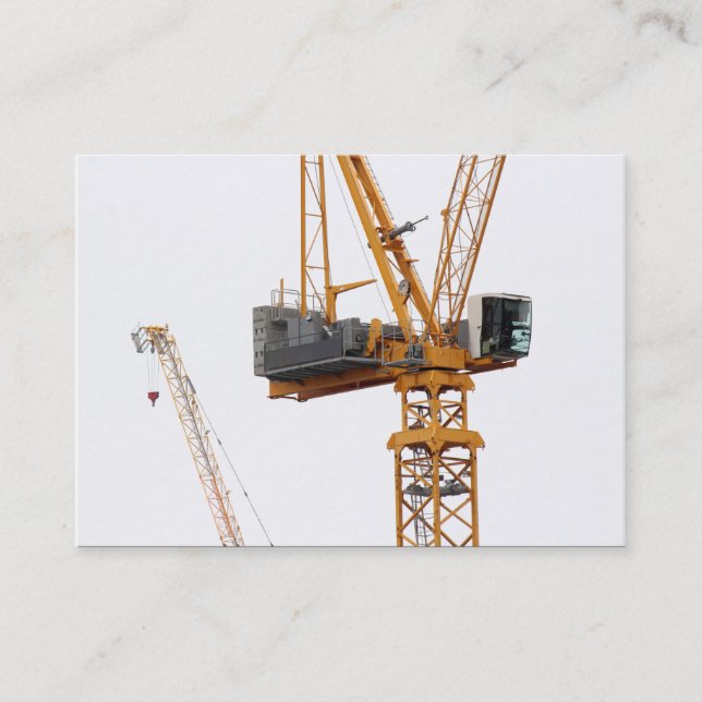 Carte De Visite Grues, Mini photo (Devant)