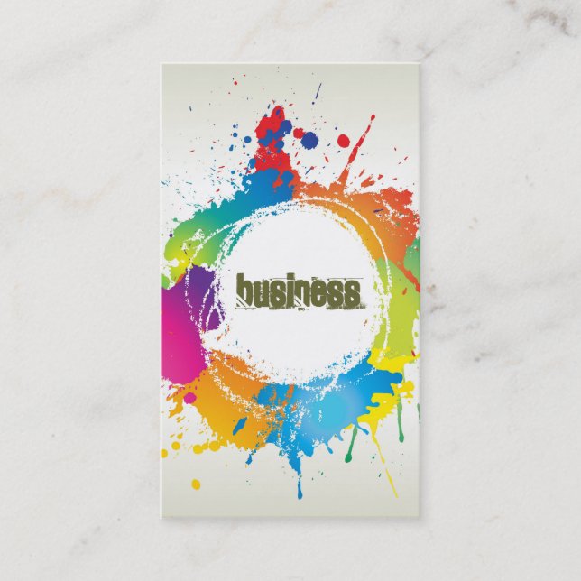 Carte de visite grunge (Devant)