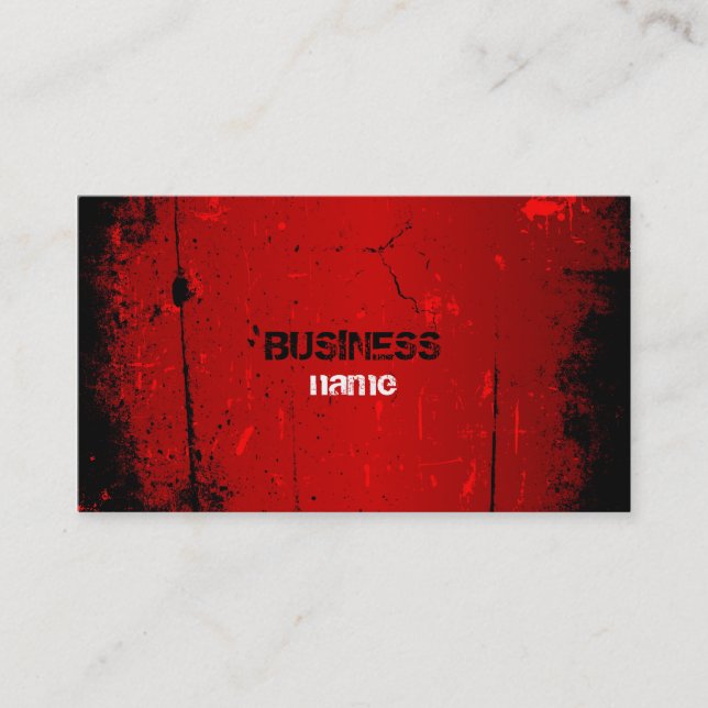 Carte de visite grunge (Devant)