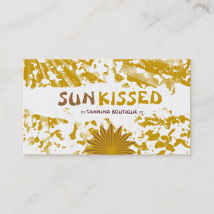 Carte De Visite Grunge de la CHROMATOGRAPHIE GAZEUSE Sun Kisssed