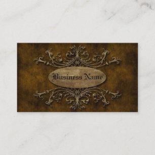 Carte de visite grunge floral de conception