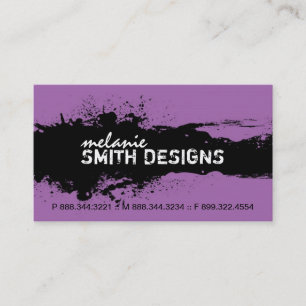 Carte de visite grunge moderne