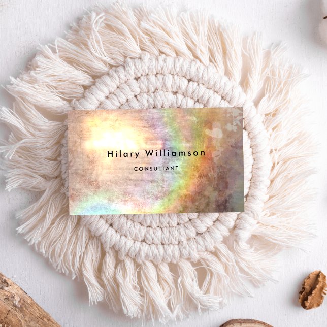 Carte De Visite Grunge Pastel Tan Beige (Créateur téléchargé)