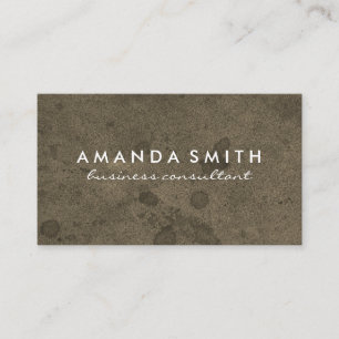 Carte De Visite Grunge subtil