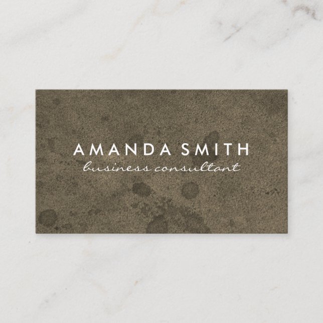 Carte De Visite Grunge subtil (Devant)