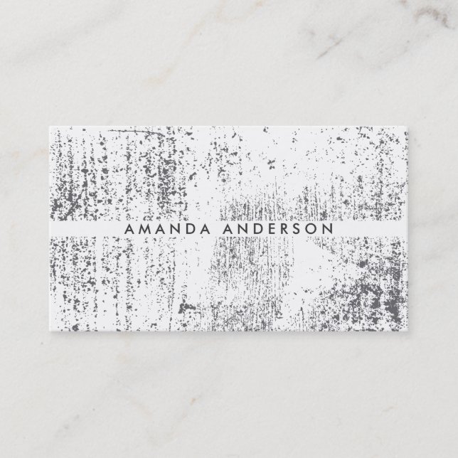 Carte De Visite Grunge Texture (Devant)