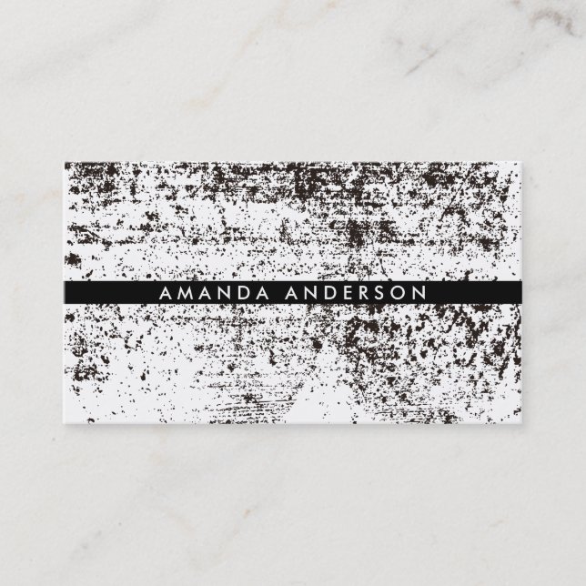 Carte De Visite Grunge Texture (Devant)