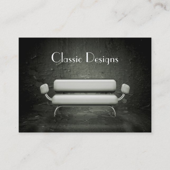 Carte de visite grunge vintage (Devant)