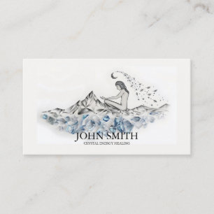 Carte De Visite Guérisseur énergétique cristallin Méditation spiri