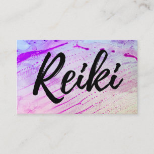 Carte De Visite Guérisseur principal de professeur de Reiki de