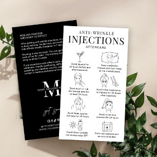 Carte De Visite Guide de soins de fin de remplissage anti-rinçage 