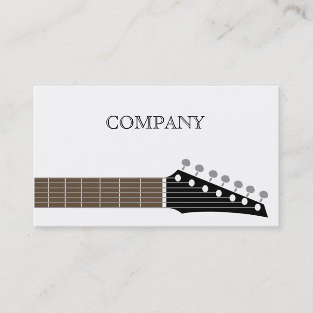 CARTE DE VISITE GUITAR BUSINESS CARD (Devant)