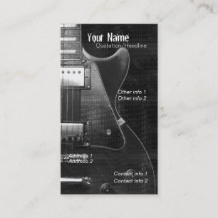 CARTE DE VISITE GUITAR "GREYZ"
