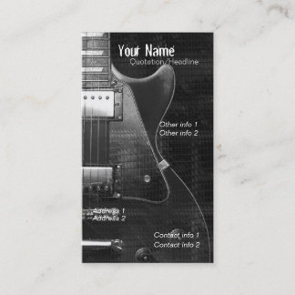 CARTE DE VISITE GUITAR "GREYZ"