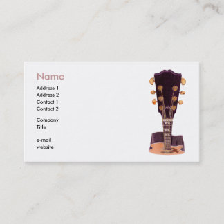 Carte de visite guitare