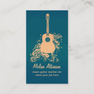 carte de visite guitare