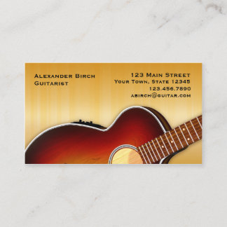 Carte De Visite Guitare
