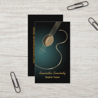 Carte De Visite Guitare acoustique