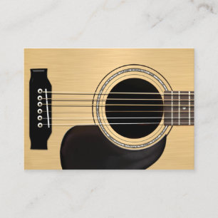 Carte De Visite Guitare acoustique