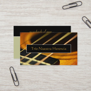 Carte De Visite Guitare acoustique