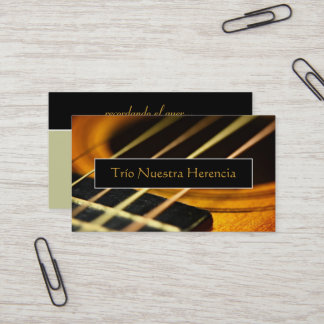 Carte De Visite Guitare acoustique