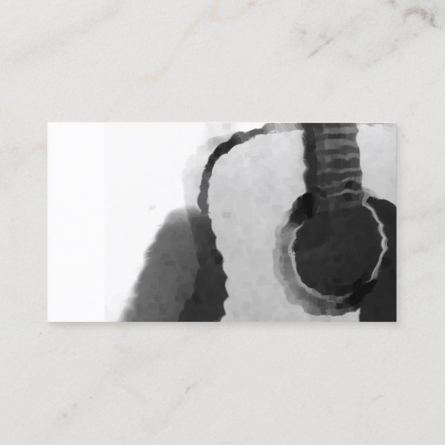 Carte De Visite Guitare huileuse (Dos)