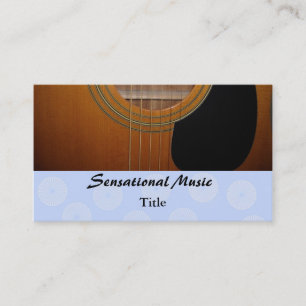 Carte De Visite Guitares Musique sensationnelle