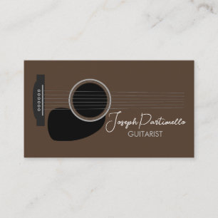 Carte De Visite Guitariste Musique de Guitare