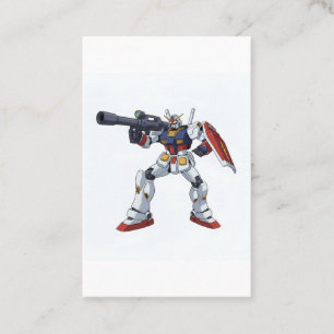 Carte De Visite Gundam Mecha Anime Illustrat Classique Rétro RX-78