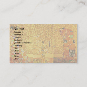 Carte De Visite Gustav Klimt Arbre de Vie : Art nouveau symboliste