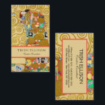 Carte De Visite Gustav Klimt Exécution Nouveau Couple<br><div class="desc">Gustav Klimt,  Fulfillment 1910-1911 Couple Art Nouveau avec la signature de Klimt design tourbillonnant et belle peinture or.</div>