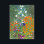 Carte De Visite Gustav Klimt : Jardin d'agrément<br><div class="desc">Un beau carte de visite classique comportant un jardin d'agrément coloré,  peint par le peintre symboliste autrichien Gustav Klimt.</div>