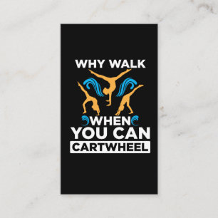 Carte De Visite Gymnastique Entraînement sportif acrobatique fém