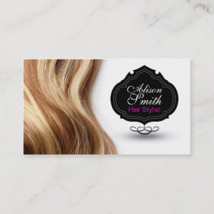 Carte De Visite Hair Stylist Business Card
