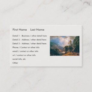 Carte De Visite Half Dome de Albert Bierstadt, vallée de Yosemite,