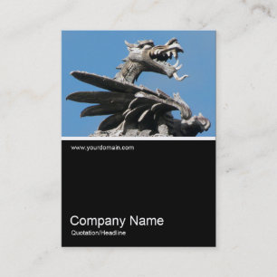 Carte De Visite Half&Half 0257 - Dragon, Hôtel de Ville, Cardiff