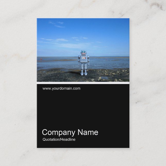 Carte De Visite Half&Half Photo 0229 - Bord de mer (Devant)