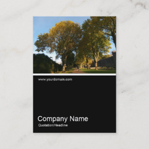 Carte De Visite Half&Half Photo 0271 - Automne dans le parc