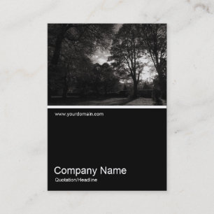 Carte De Visite Half&Half Photo 0274 - Automne dans le parc