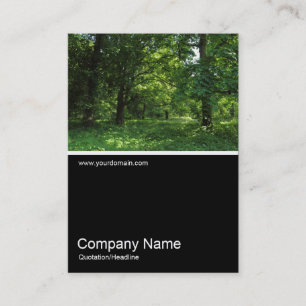 Carte De Visite Half&Half Photo 0322 - Printemps dans les Bois 01