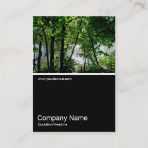 Carte De Visite Half&Half Photo 059 - Arbre près de la rivière