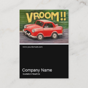 Carte De Visite Half&Half Photo 087 - Vroom! ! - Huile